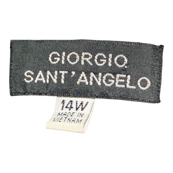 Vintage Giorgio St. Angelo Single Button Blazer Sz 14W - Picture 3 of 4